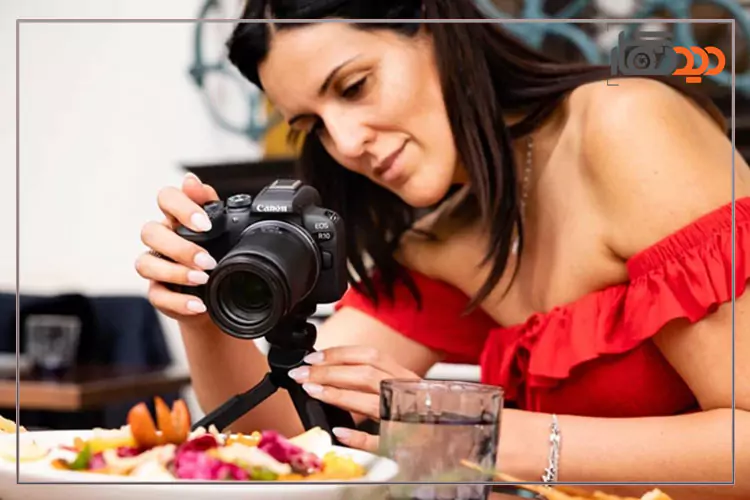 دوربین کانن R10 مناسب برای عکاسی از غذا 