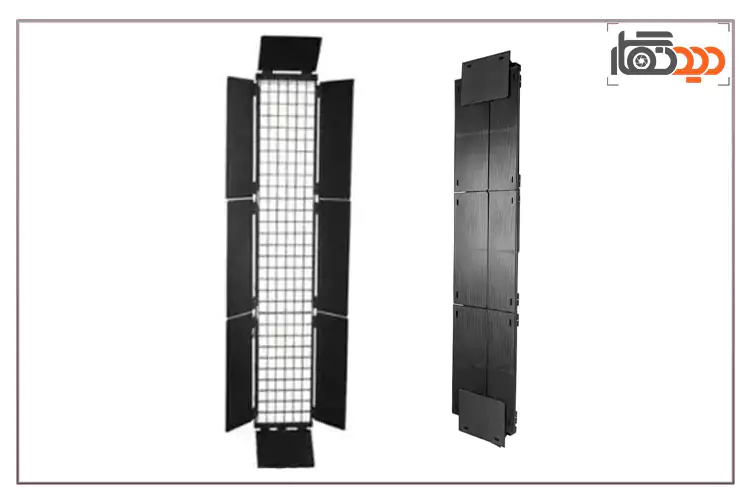 نور ثابت ال ای دی 300 وات دياموند و شیدر در حالات باز و بسته
