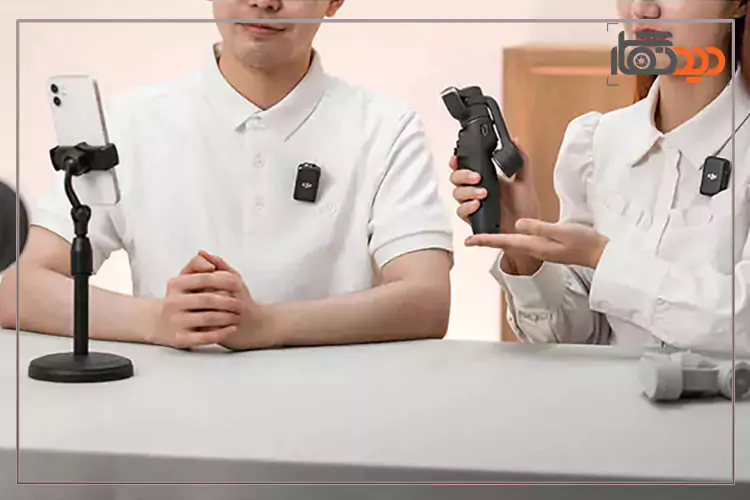 DJI Mic Compact مناسب برای مصاحبه 2 نفره