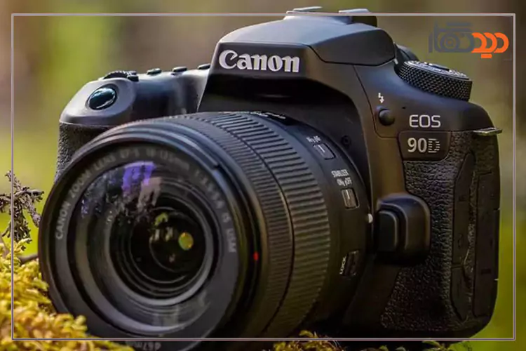 طراحی و ارگونومی دوربین کانن 90D به همراه لنز