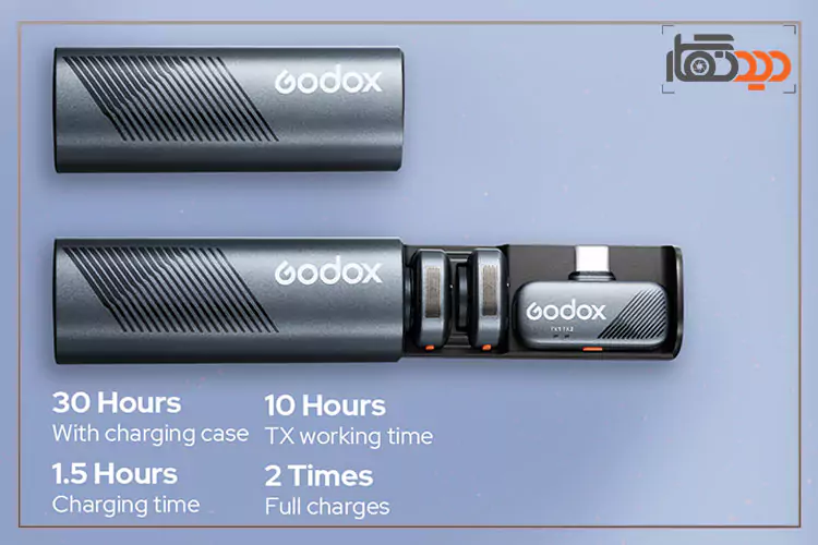 کیس شارژ میکروفون گودکس Godox SC2 MIC Type-C