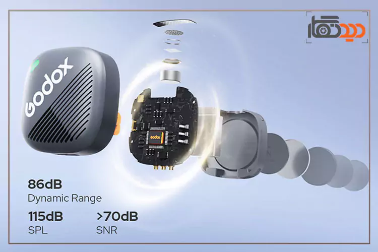 نسبت سیگنال به نویز و SPL میکروفون گودکس Godox SC MIC Type-C