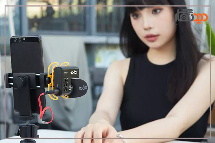 میکروفون گودکس Godox IVM-S2 روی پایه