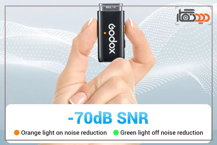 میکروفون گودکس Godox WES2 و SNR70 دسیبل