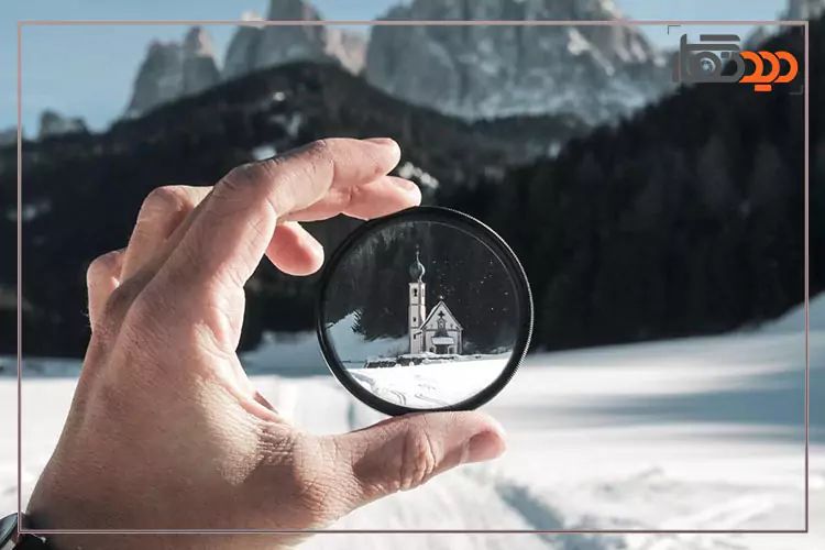 فیلتر لنز نیسی Nisi UV 43mm در دست