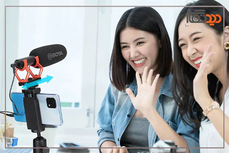 میکروفون بویا BOYA BY-BM2040 روی موبایل