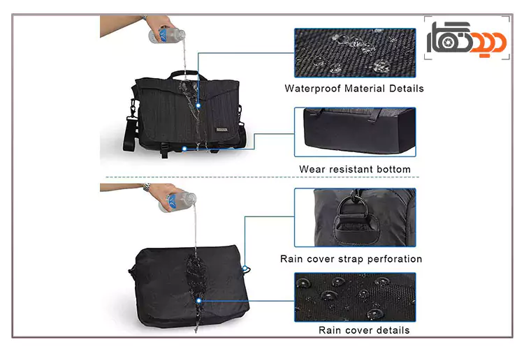 کیف دوربین Caden K11 و قابلیت ضدآب بودن