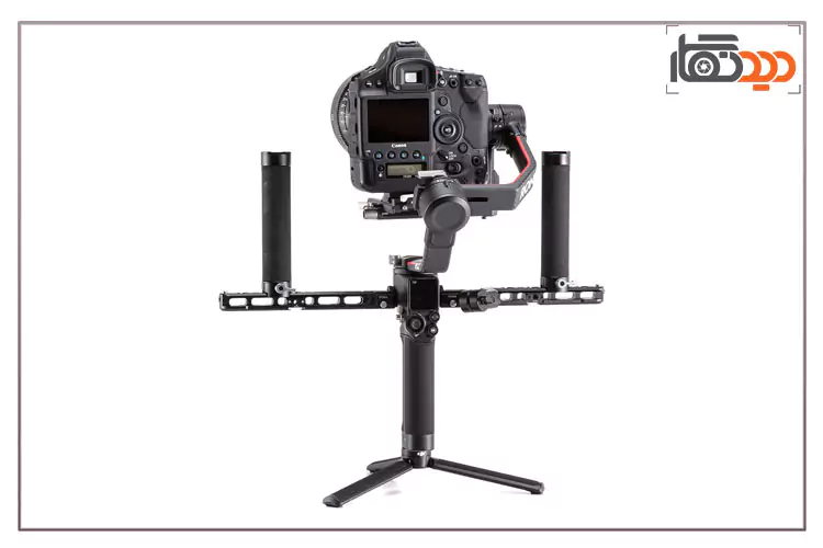 دسته دوتایی DJI R روی گیمبال