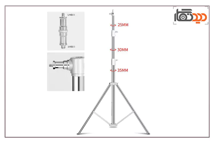 سه پایه نور Dreamlight A280 با رنگ استیل ضد زنگ
