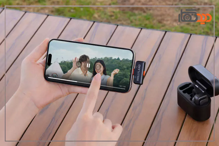 میکروفون هالی لند Hollyland LARK M2S Combo و کیس شارژ 