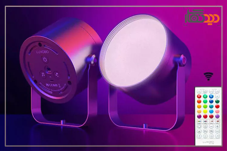 پروژکتور ال ای دی LUXCEO RGB Mood 2 به همراه ریموت