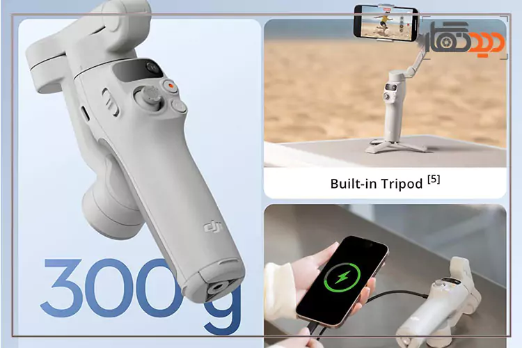 وزن سبک و شارژ سریع گیمبال موبایل DJI Osmo Mobile 7
