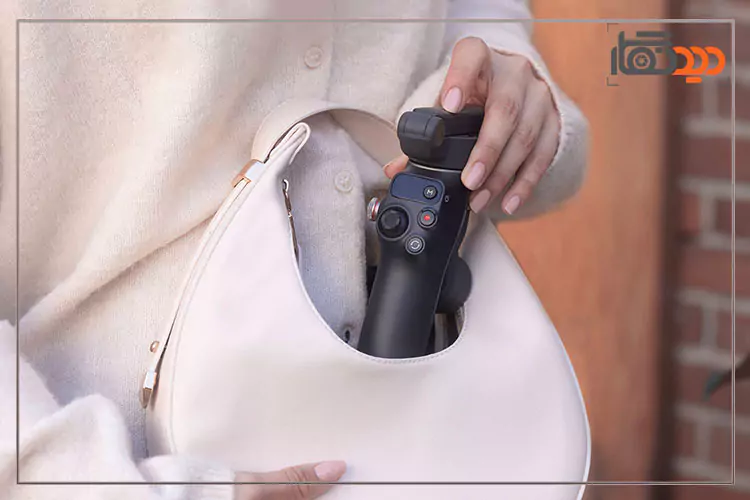 ابعاد جمع و جور گیمبال موبایل DJI Osmo Mobile 7P