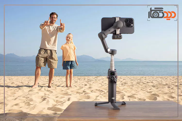 نمای گیمبال موبایل DJI Osmo Mobile 7P