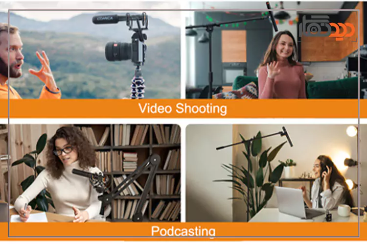 کاربری میکروفون شاتگان کامیکا COMICA CVM-VM30