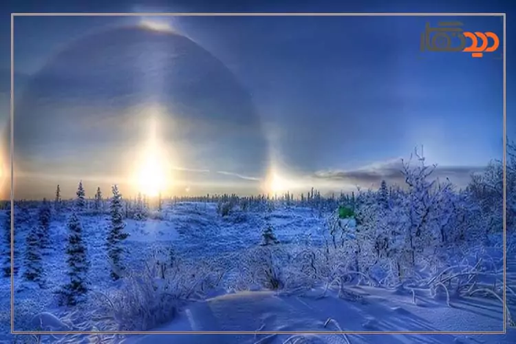 عکاسی از طلوع و غروب آفتاب انعکاس تصویر