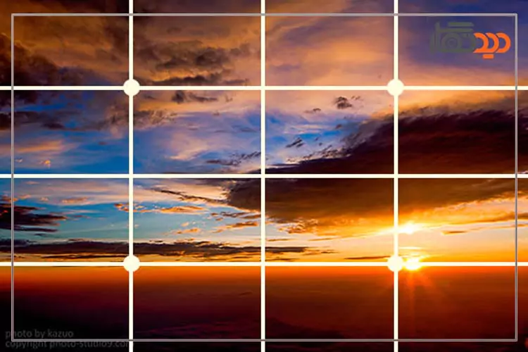 عکاسی از طلوع و غروب آفتاب قاعده یک سوم