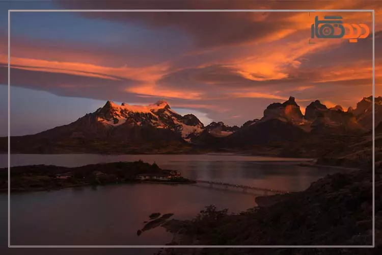 عکاسی از طلوع و غروب آفتاب کوه