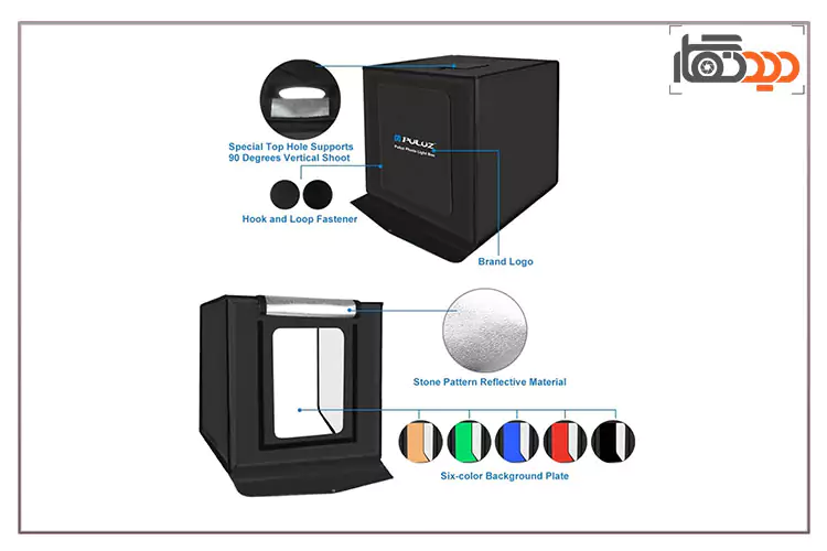 خیمه ال ای دی دار پلوز Puluz 40x40cm