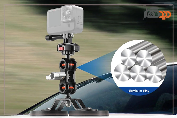 هولدر با مانت اکشن کمرا نیور Neewer جنس آلومینیوم و تحمل بار 2 کیلوگرمی