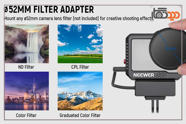 کیج دوربین گوپرو هیرو 9-10-11-12 نیور