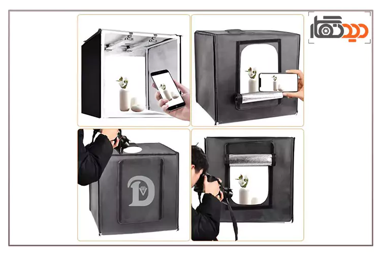 حالات عکاسی با خیمه ال ای دی دار دیاموند Diamond 75×75cm