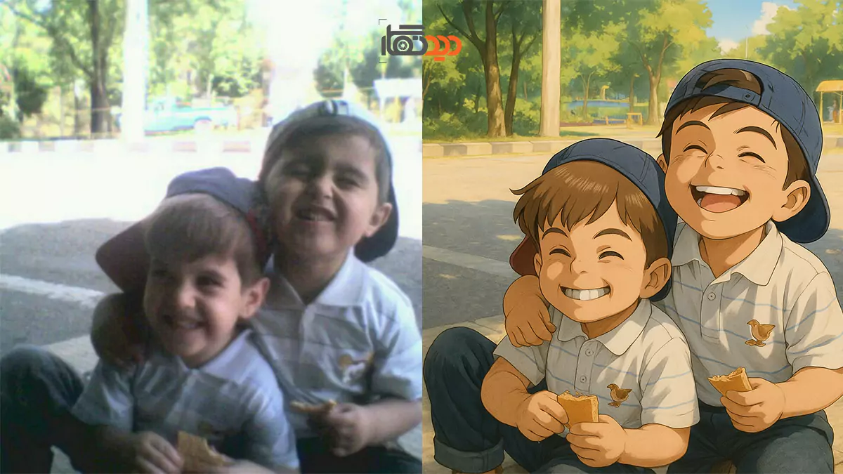 عکس کارتونی شده با استایل Ghibli توسط هوش مصنوعی