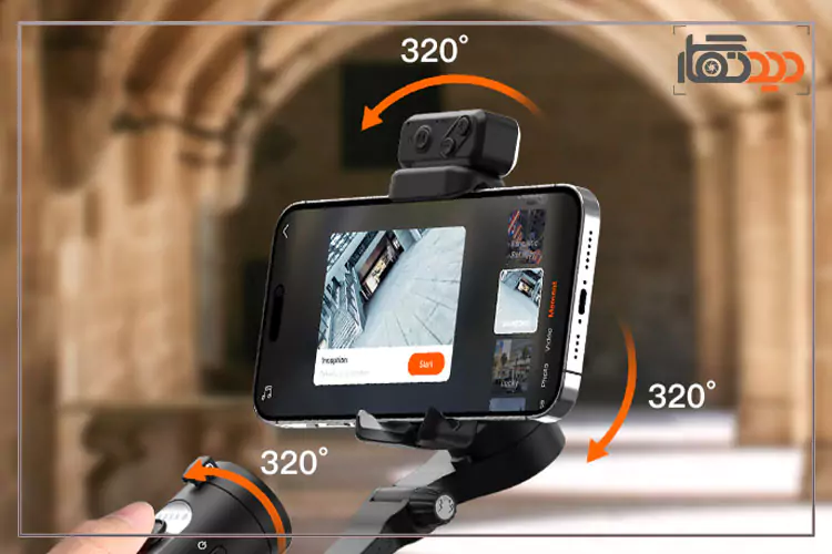 گیمبال هوهم Hohem iSteady XE Kit و چرخش سه محوره