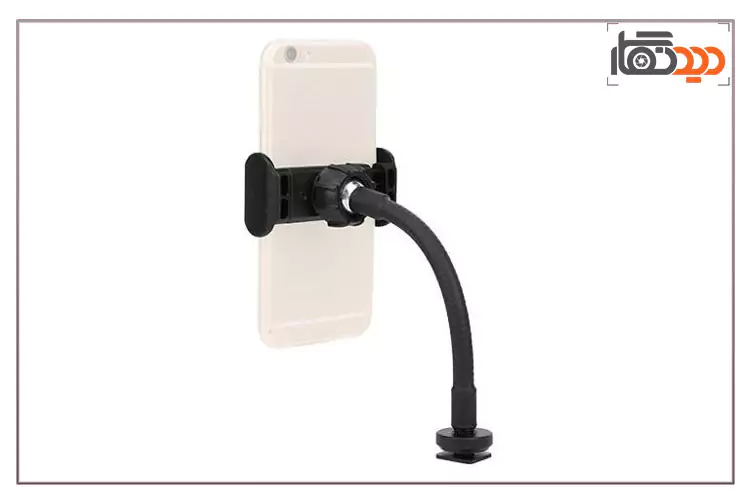 هولدر نگهدارنده موبایل برای رینگ لایت (به همراه ریل)