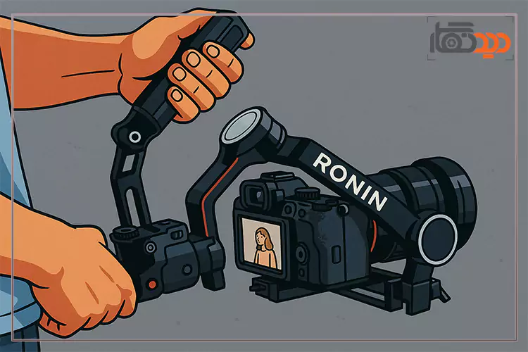 استفاده از گیمبال دوربین عکاسی برای فیلمبرداری کلیپ تبلیغاتی