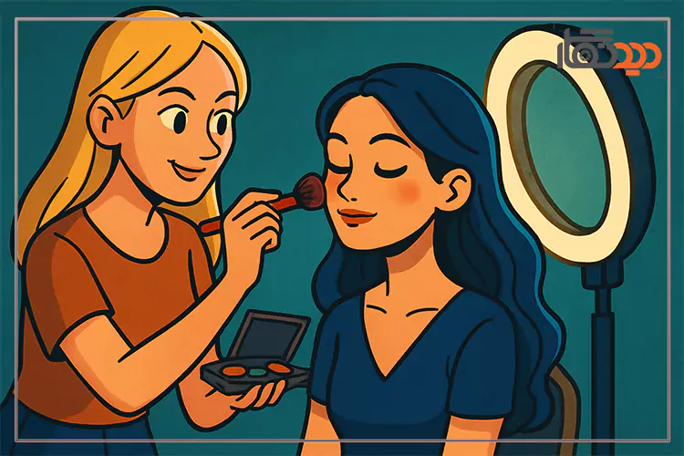 رینگ لایت مناسب آرایشگری