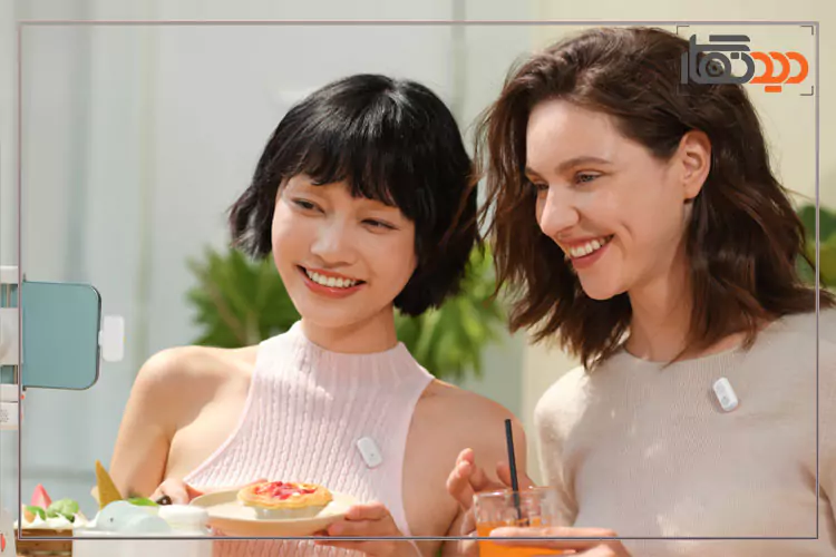 میکروفون هالی‌لند Hollyland Lark A1 Combo برای اندروید و آیفون و ضبط دو کاربره