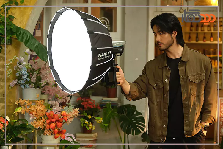 ویدیو لایت نانلایت Nanlite FC-60B قابل استفاده با انواع شکل دهنده های نور