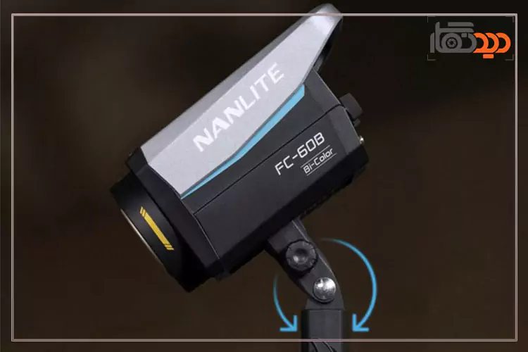ویدیو لایت نانلایت Nanlite FC-60B قابلیت خم و راست شدن