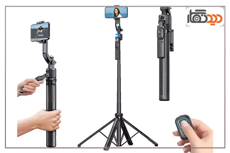 گیمبال هوشمند موبایل C17 با ردیاب چهره