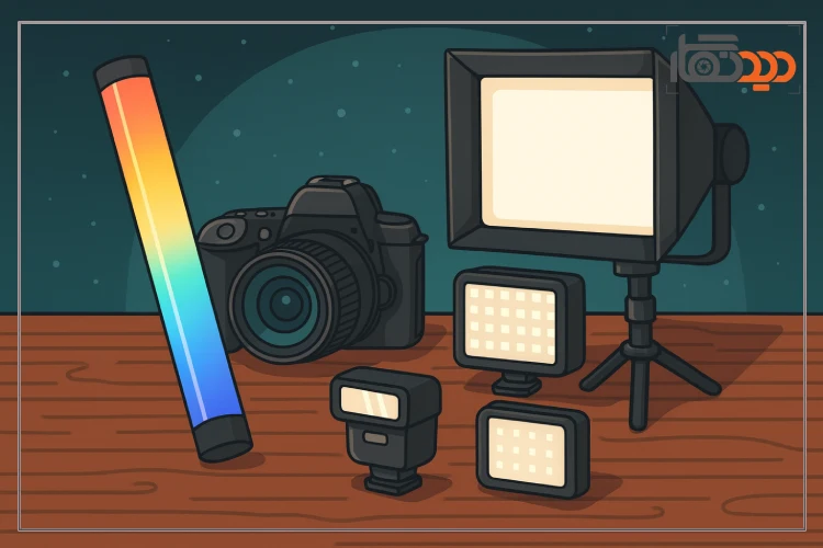 نور در کیف قابل حمل عکس 2