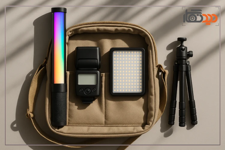 نور در کیف قابل حمل عکس 5