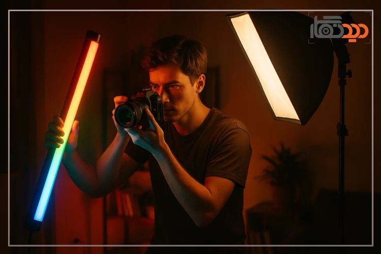 نور در کیف قابل حمل عکس 3