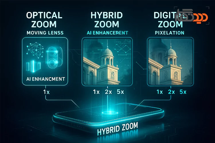 زوم هیبرید گوشی عکس 4