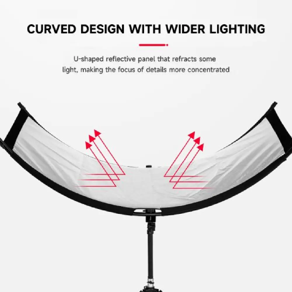 رفلکتور 4 کاره خمیده (U شکل) دیاموند Diamond 50×100cm Curved Reflector
