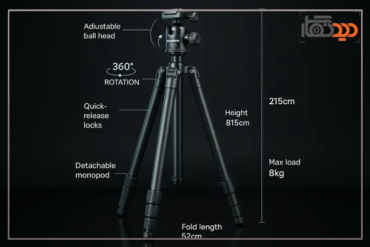 پایه دوربین آراروکس Ararox Q728