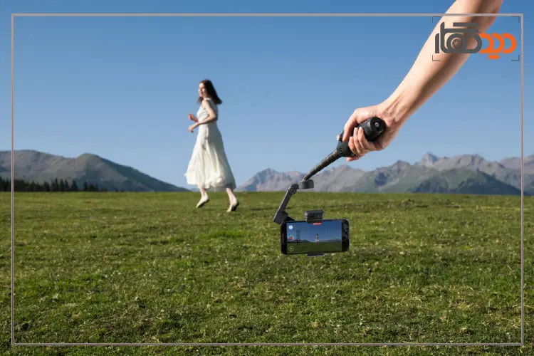 سرعت دنبال کردن۱۲۰ درجه بر ثانیه ای گیمبال DJI Osmo Mobile 8