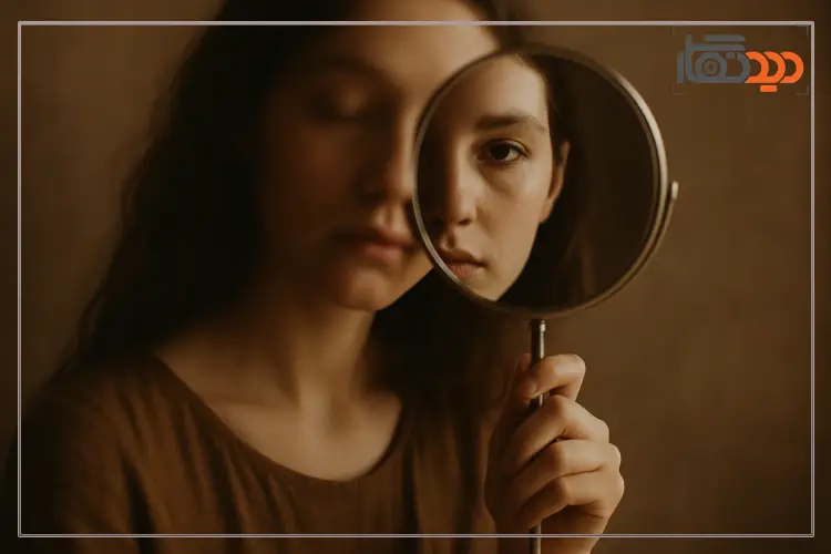 ایده عکاسی با آینه