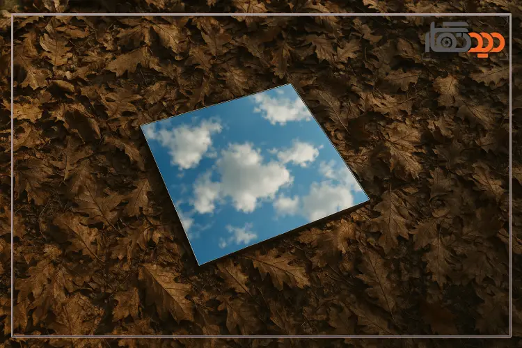 ایده عکاسی با آینه