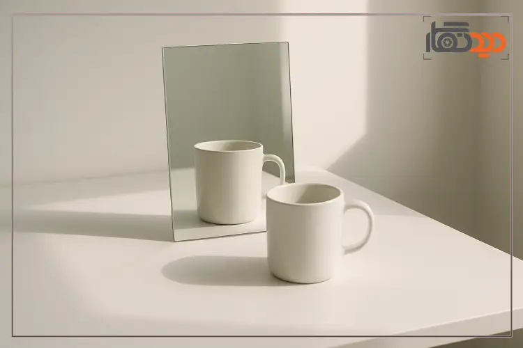 ایده عکاسی با آینه