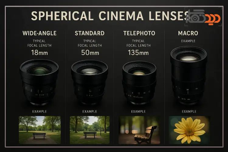 لنزهای اسفریکال سینمایی
