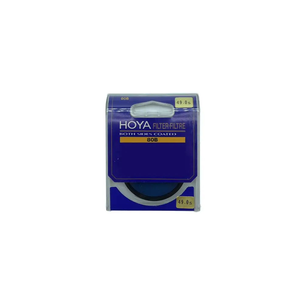 فیلتر لنز رنگی هویا HOYA BlUE 80B 49mm FILTER — تصویر 1