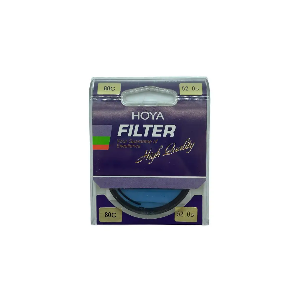 فیلتر لنز رنگی هویا HOYA BlUE 80C 52mm FILTER — تصویر 1