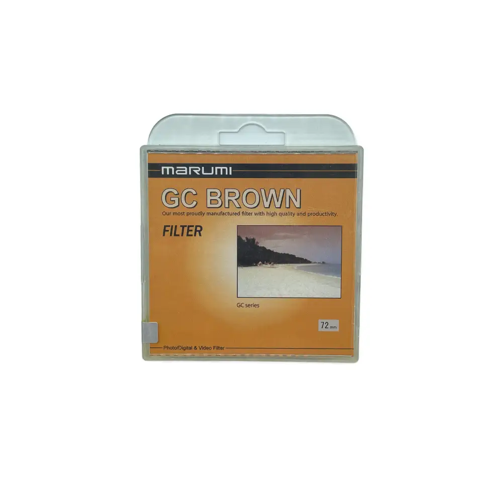 فیلتر لنز رنگی مارومی MARUMI GRADUAL BROWN 72mm FILTER — تصویر 1