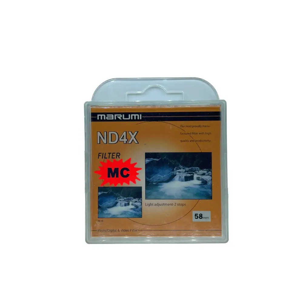 فیلتر لنز ان دی مارومی MARUMI ND4 MC 58mm FILTER — تصویر 2